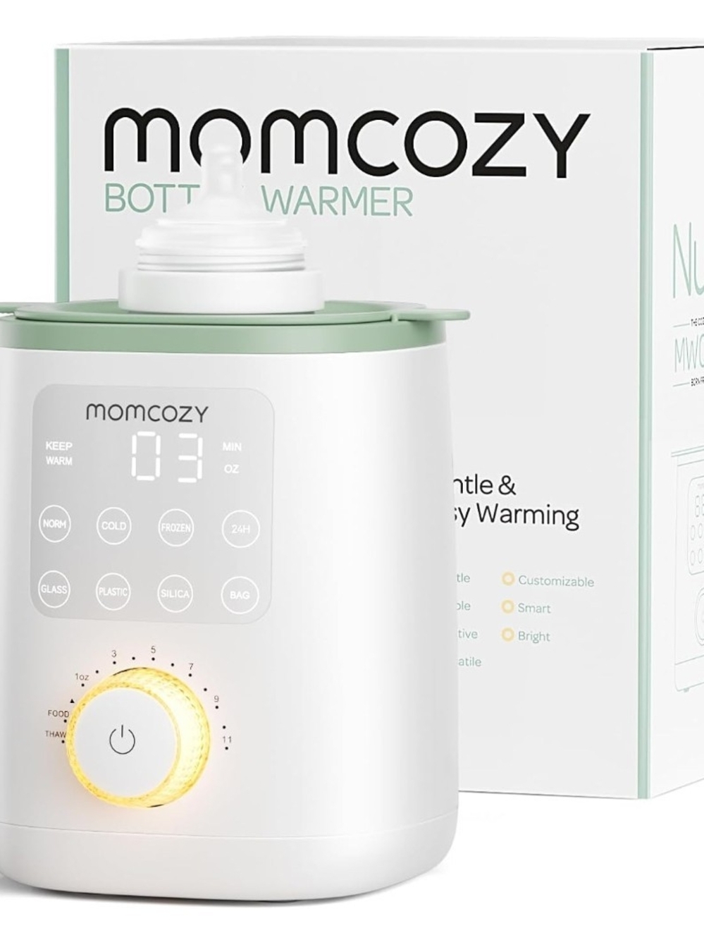 Momcozy Nutri Baby Bottle Warmer Fast Heating Breast Milk Formula Food Warmer